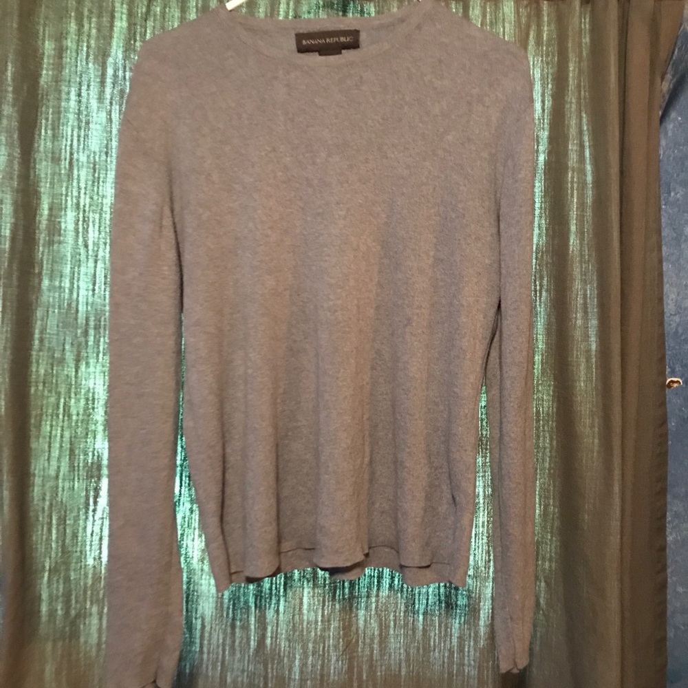 Banana republic grey light sweater